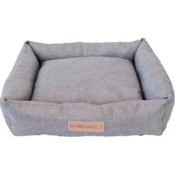 M-PETS OLERON Basket - Меко легло Олерон, сиво, размер L 95 x 75 x 22 см - 10301599