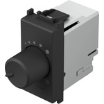 TEM Димер ротативен R0-60W LED0-60VA 1M, цвят Черен мат, Modul - EM13SB (EM13SB)