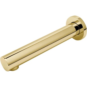 FDesign Чучур за вана FDesign Inula, кръгъл дизайн, лъскаво златист, 20 см (FD8-003-55)