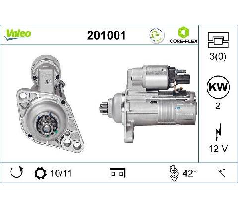 Startér VALEO 201001