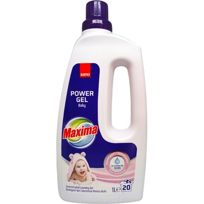 Sano гел за пране, Power gel, 20 пранета, 1 литър, Baby
