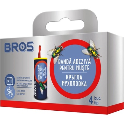 BROS РОЛКА С ЛЕПИЛО П/В ЛЕТЯЩИ НАСЕКОМИ - 4бр (bs-112)