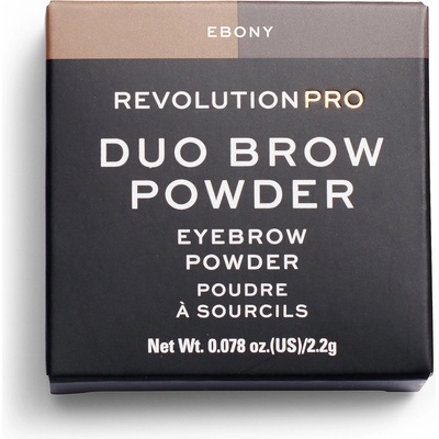 Makeup Revolution REVOLUTION PRO Веган Пудра за вежди Абанос 22 g