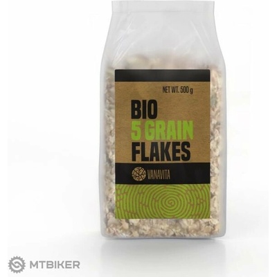 GymBeam BIO 5 zrnné vločky 500 g