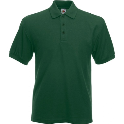 Fruit of the Loom polokošile Heavy 65/35 Pique Polo krátký rukáv COT16320400101-bottle green