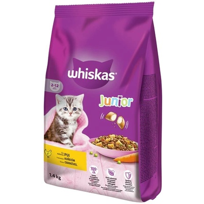 Whiskas Junior s kuřecím 1,4 kg