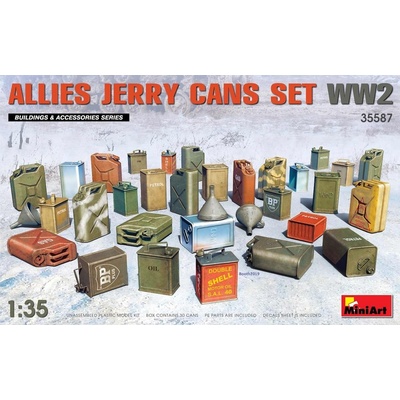MiniArt Allies Jerry Cans Set WWII 30 pcs. 35587 1:35