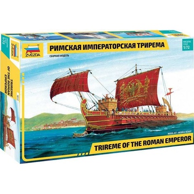 Zvezda Trireme of the Roman Emperor Model Kit loď 9019 1:72