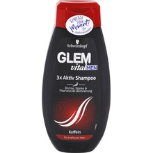 Glem Vital Men pánsky šampón s kofeinem 350 ml