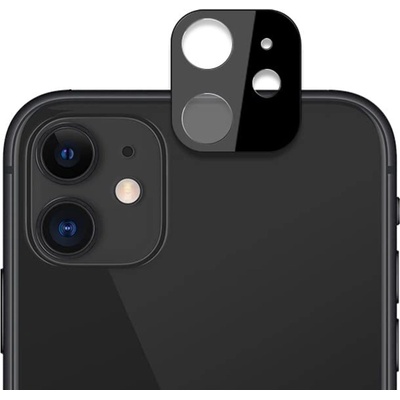 Techsuit Протектор за камера за iPhone 12 - Цяло стъкло за камера - черен
