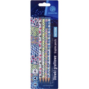 Astra Графитни моливи astra pen Модели триъгълни hb 4 бр. /блистер 206023014 (206023014)