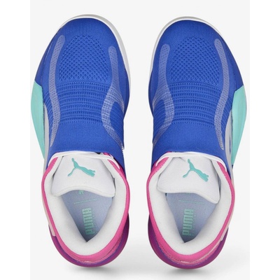 PUMA Rise Nitro Fadeaway Basketball Shoes Blue/Pink