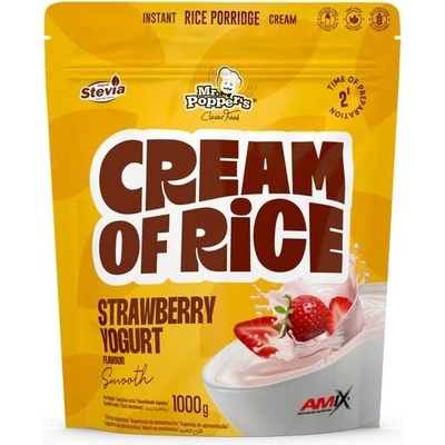 Amix Nutrition Cream of Rice Mr. Popper´s Jahodový jogurt 1 kg