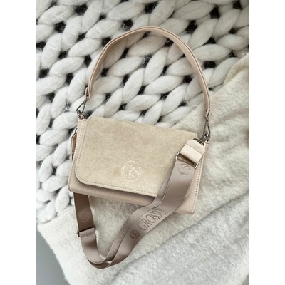 Grosso Béžová kabelka na rameno/crossbody GS-3144-beigeZAM