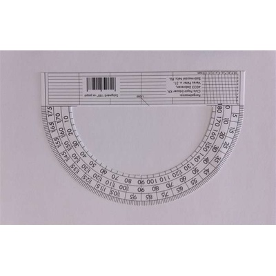 Educa Протрактор, хартия, 180 градуса (1523)