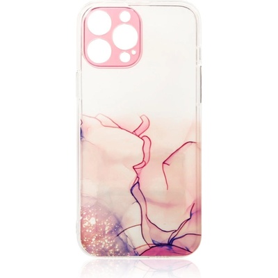 HQWear Кейс Marble за iPhone 12 Pro Max, розов (9145576251485)