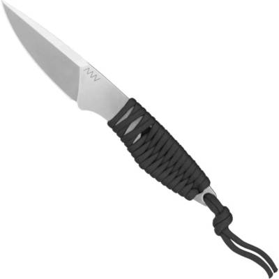 P100, ANV Knives, Stonewash, Černý paracord