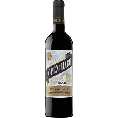 Lopez De Haro Rioja Crianza červené 13,5% 0,75 l (čistá fľaša)