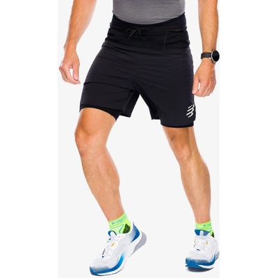 Compressport SPORT TRAIL RACING 2-IN-1 SHORT BLACK