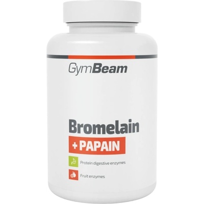 GymBeam Bromelain 500mg + Papain 50 mg [90 капсули]