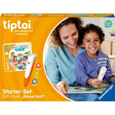 Ravensburger tiptoi Starter-Set 00112: Stift und Bilderbuch Suchen und Entdecken Meine Welt - Lernsystem für Kinder ab 2 Jahren