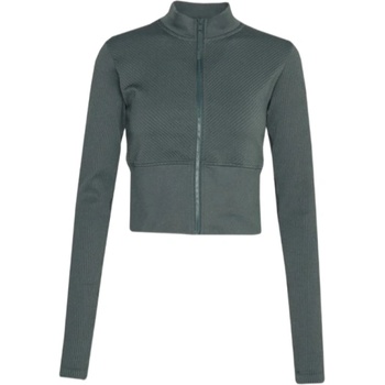 Calvin Klein Дамска блуза с дълъг ръкав Calvin Klein Sameless Full Zip Jacket - Сив