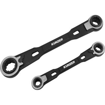 Kunzer Sada očkových ráčnových klíčů 4násobná 8 - 19 mm 7RRS02