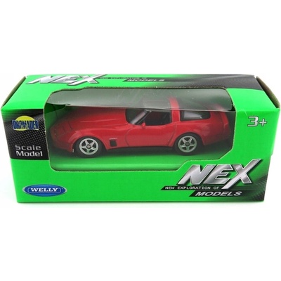 WELLY 1982 CHEVROLET CORVETTE autíčko model 1:60