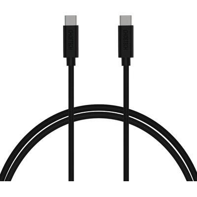 Choetech USB-C to USB-C Cable 60W - здрав кабел с бързо зареждане за устройства с USB-C порт (100 см) (черен) (bulk) (D65475)