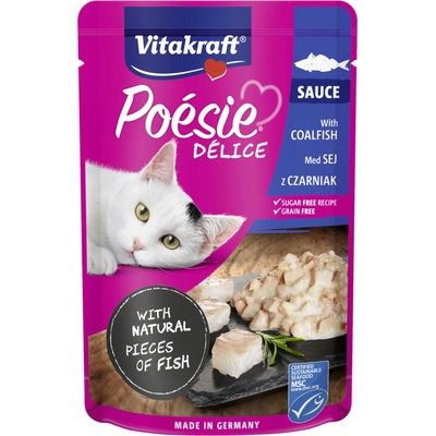 Vitakraft Cat Poésie Déli Sauce treska tmavá 85 g