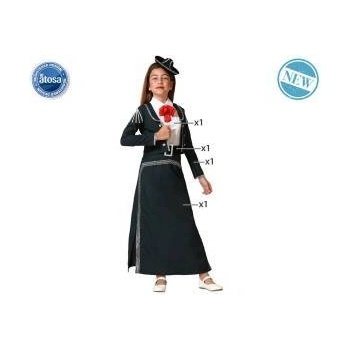 BigBuy Carnival Маскировъчен костюм за деца Мариачи момиче Размер 10-12 години