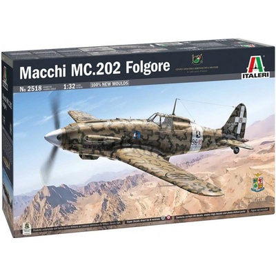 Italeri MC.202 Folgore Model Kit letadlo 2518 1:32