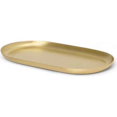ferm LIVING Ozdobná tácka BASHO 18,5 cm mosadz
