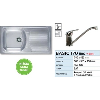 Set Alveus Basic 170 + Riviera