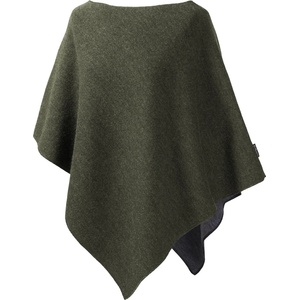 Mufflon Дамско вълнено яке Mufflon Women's Extra Poncho - Forest / Anthrazit - размер One Size (105-2439-1011)