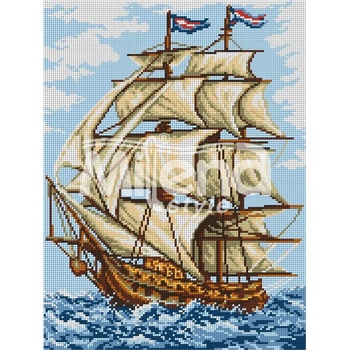 Image 1 of Milena Style Кораб - гоблен с щампа без конци