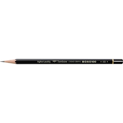 Tombow Молив MONO 100 6B (12) (MONO-100-6B)