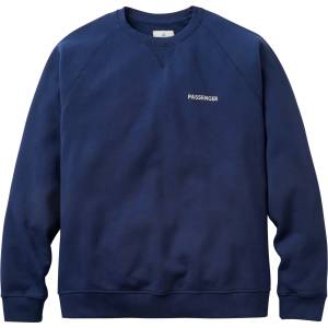 Passenger Мъжки пуловер Passenger Roamer Organic Cotton Sweatshirt Jumper - Rich Navy (017-4534-0212)