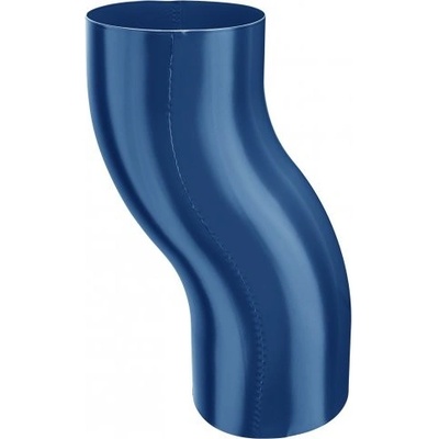 KJG Koleno soklové 120 mm modré tmavé