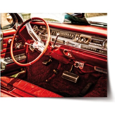 Sablio Plagát Interiér automobilu - 90x60 cm