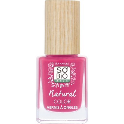 SO’BiO étic Lak na nehty - 40 bohémská růžová (11 ml) - se zářivou a intenzivní barvou Varianta: 40 bohémská růžová (11 ml) - se zářivou a intenzivní barvou
