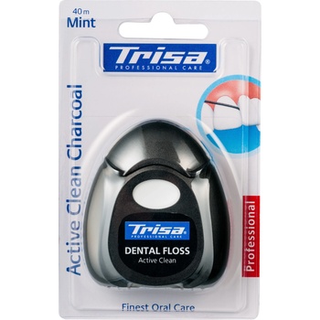 Trisa Конец за зъби Active clean charcoal, 40 m