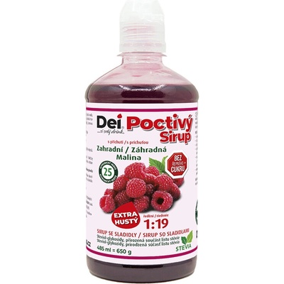 DeiSirup Poctivý Sirup malina 485 ml