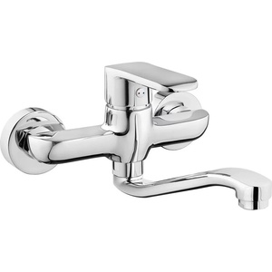 INVENA Монокомандна смесител за умивалник Invena Siros гланциран хром (BC-90-001-A)