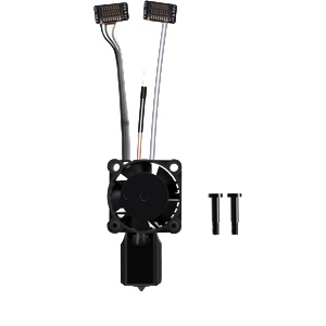 E3D High Flow ObXidian HotEnd за серия Bambu Lab X1-C/P1 - предварително сглобен - P1 Series, 0, 4 mm (BAMBU-HF-OBX-P1-AS-0400-SPK)
