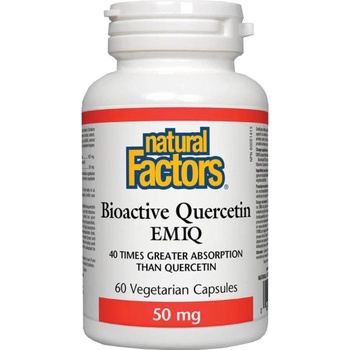 Image 1 of Natural Factors Bioactive Quercetin EMIQ 50 mg [60 капсули]