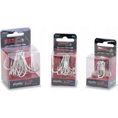 Uni Cat trojháčky Kona GTX-66 X4-strong vel.3 5 ks