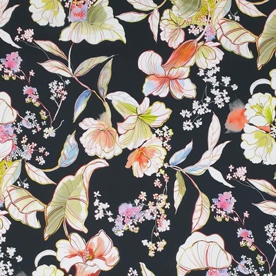 Šatovka čierna, zeleno-červené kvety, š.145