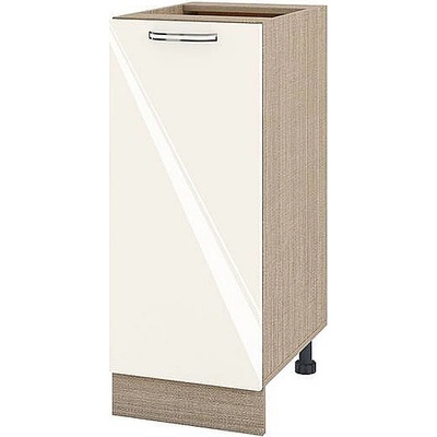 ИРИМ Долен кухненски шкаф Сити МФ-Крийм гланц-11-40 35 см