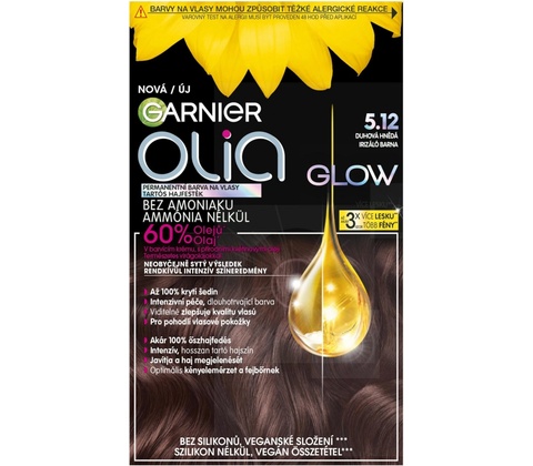 Garnier Olia barva na vlasy 5.12 hnědá duhová